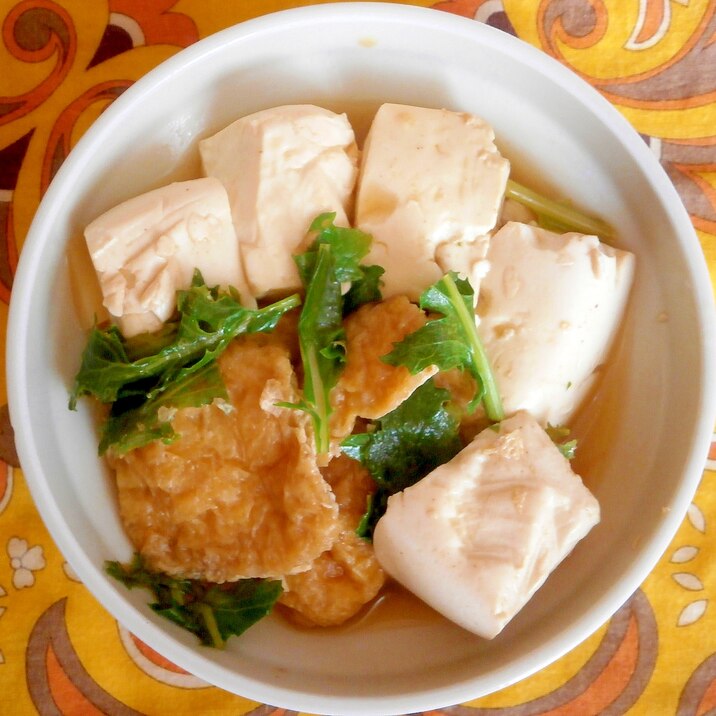 豆腐と油揚げの煮物 レシピ 作り方 By なな1151 楽天レシピ